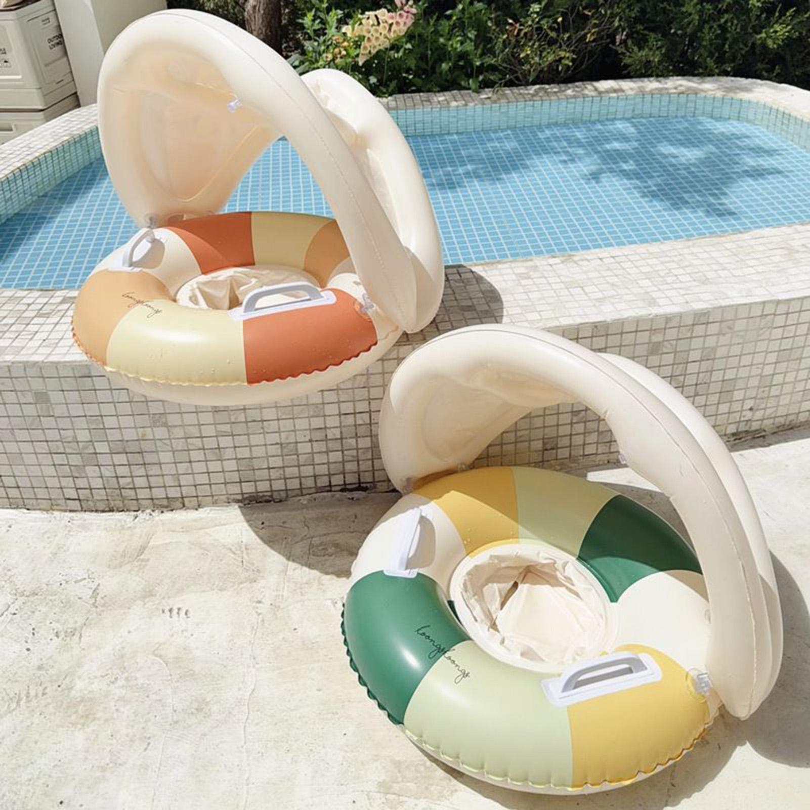 Baby Bath Tub Foldable - Anello Galleggiante Gonfiabile per Neonati con