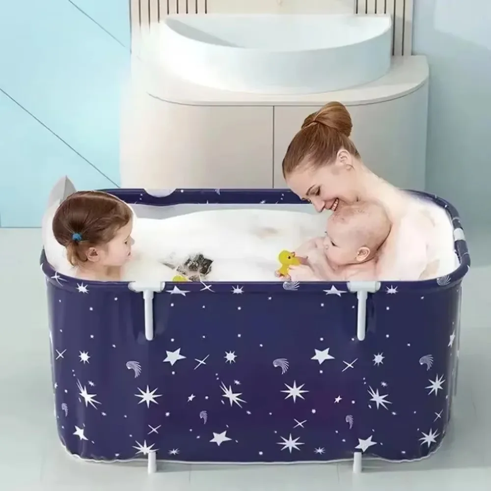 Baby Bath Tub Foldable - Vasca da Bagno Pieghevole Portatile per