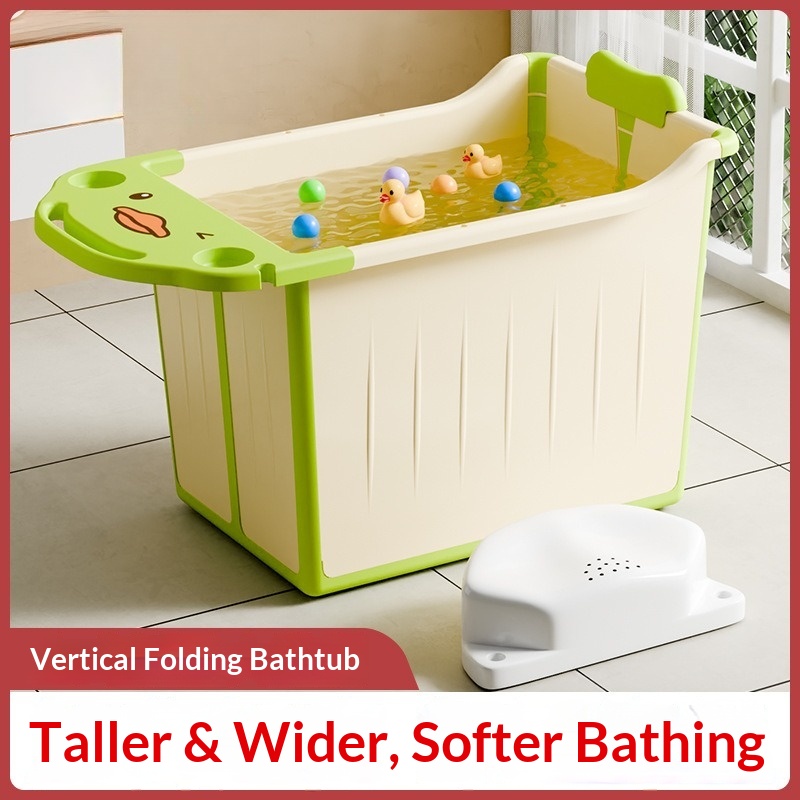 Baby Bath Tub Foldable - Vasca da Bagno Pieghevole Portatile per