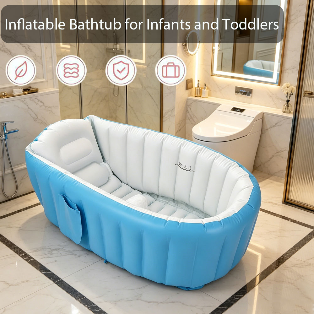 Baby Bath Tub Foldable - Vasca da Bagno Gonfiabile per Neonati