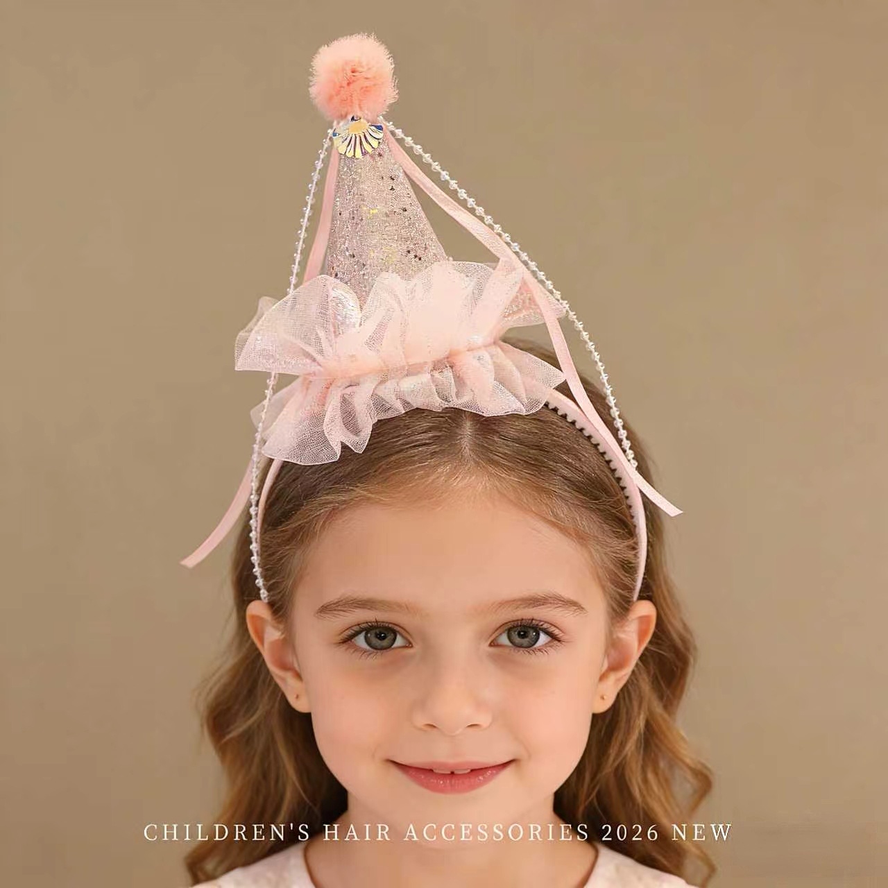 Baby Products Gift - Nuova Corona di Compleanno Rosa Glitterata