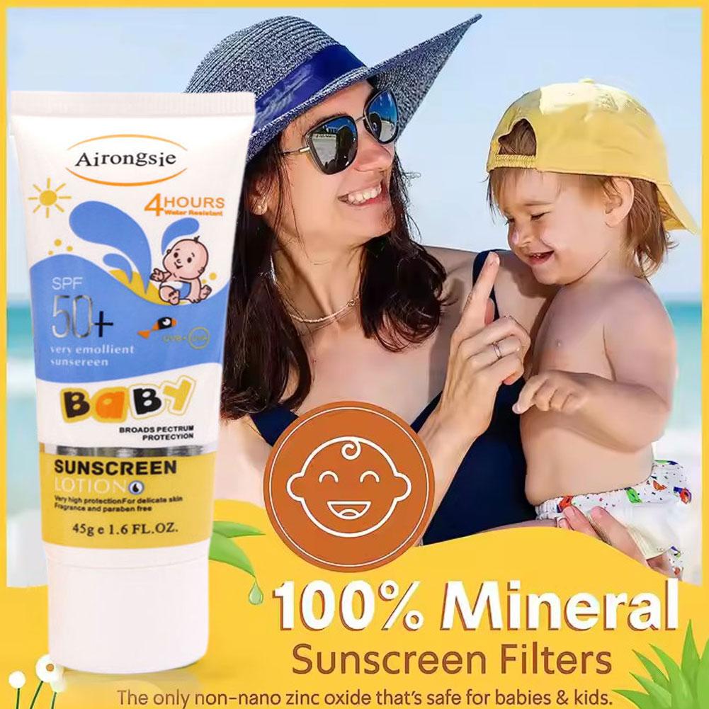 Airongsje Crema Solare SPF50+  - Baby Sunscreen Lotion recensione e prezzo
