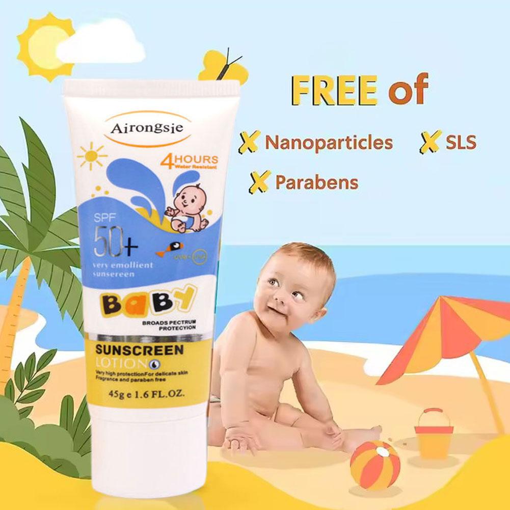 Airongsje Crema Solare SPF50+  - Baby Sunscreen Lotion recensione e prezzo