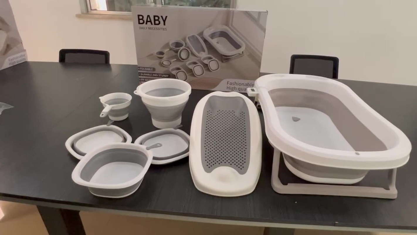 Set vasca da bagno pieghevole  - Baby Bath Tub Foldable recensione e prezzo