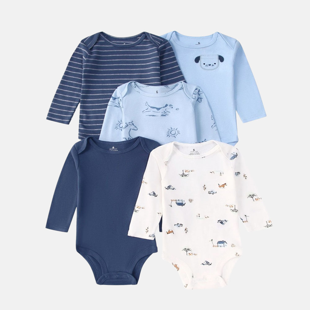 5 Pezzi Body a Maniche Lunghe  - Baby Products Website recensione e prezzo