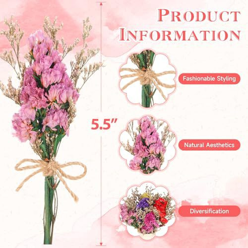 Mini Bouquet di Fiori Secchi N - Baby Products Gift recensione e prezzo